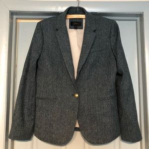 J. Crew Campbell Herringbone Blazer - 10